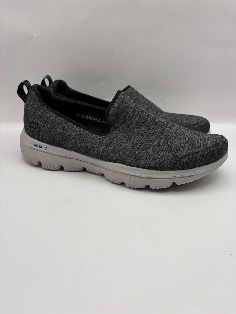 Skechers Go Walk 5 Gray Slip On Shoes Women Size 7